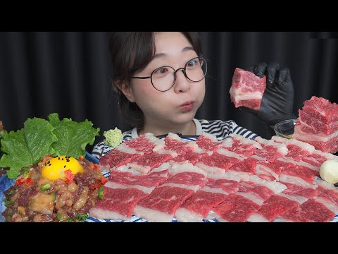 Видео: мясо / Mukbang eating show