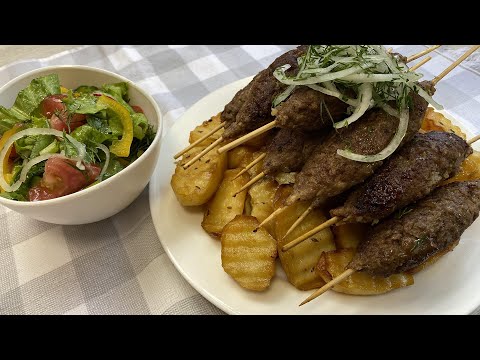 Видео: BIR ZUMDA LO'LA KABOB VA YENGIL SALAT / ЛЮЛЯ КЕБАБ В КАЗАНЕ. Потрясающий Кебаб