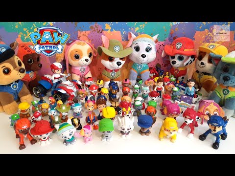 Видео: ОГРОМНАЯ Коллекция Щенячий Патруль | Райдер на Квардроцикле | Наша Коллекция Фигурок Paw Patrol
