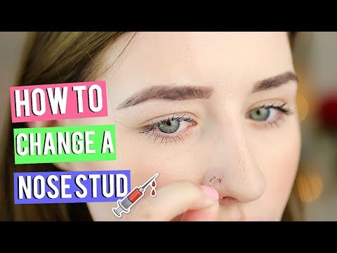 Видео: Как вставить и вынуть серьгу из носа