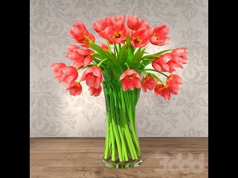 Видео: Моделирование тюльпанов с плагином GrowFX