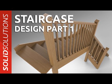 Видео: Как спроектировать лестницу №1 | Расширенное руководство по SOLIDWORKS