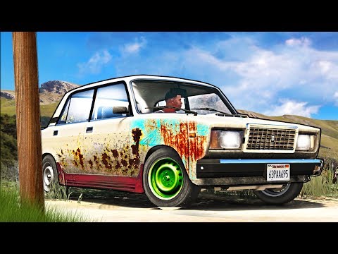 Видео: НАШЕЛ РЖАВЫЙ ВАЗ 2107 - РЕАЛЬНАЯ ЖИЗНЬ В ГТА 5 - МОДЫ GTA 5