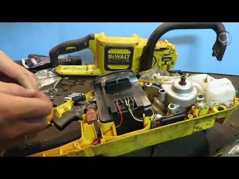 Видео: Электропила DeWALT. Что сломалось? Разбираю аккумуляторную пилу.