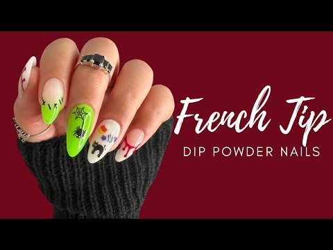 Видео: Легкий французский маникюр с пудрой | Жуткие французские советы