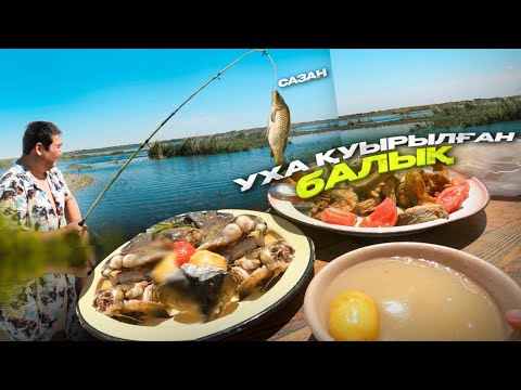 Видео: УХА, ҚУЫРЫЛҒАН БАЛЫҚ. САЗАН МЕН ЖЫЛАНБАЛЫҚ. КӨМЕКБАЕВ АУЫЛЫ