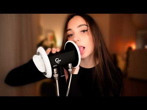 Видео: ASMR 4ч 200% Чувствительность мокрые звуки рта 👄 с 3Dio для интенсивных покалываний ✨ Без разговора🤫