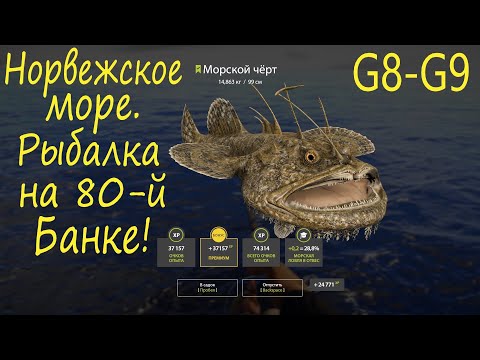 Видео: Норвежское море.Ловля на 80-й Банке! рр4.