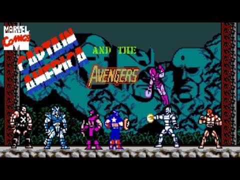 Видео: Captain America and The Avengers Полное прохождение на русском [NES / Денди]