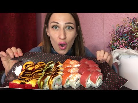 Видео: Суши, роллы порадовала себя 😁