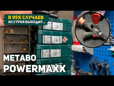 Видео: Диагностика 6 шуруповертов Metabo PowerMaxx