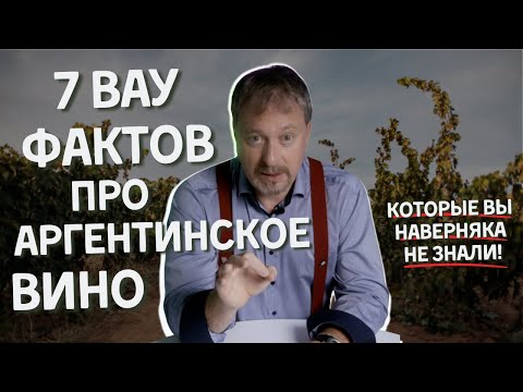 Видео: 7 ВАУ-фактов про [АРГЕНТИНСКОЕ ВИНО]