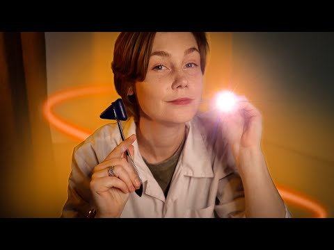 Видео: 🌙АСМР ночной неврологический осмотр┃проверка здоровья┃ASMR night nerve exam