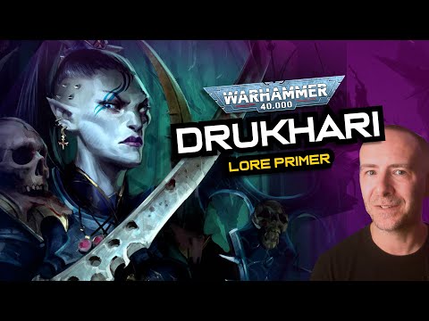 Видео: ДРУХАРИ Коморры: происхождение и история | Warhammer 40,000 Lore Primer