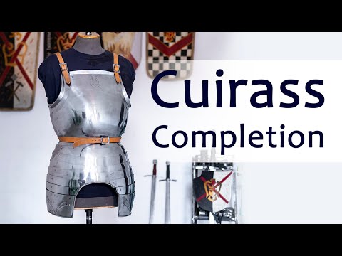 Видео: Доделываю кирасу. Доспехи рыцаря. Часть 4