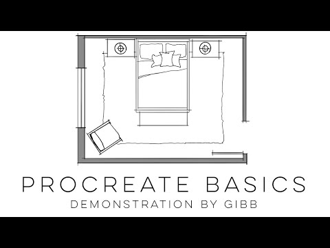 Видео: Руководство для начинающих по использованию Procreate для дизайна интерьера