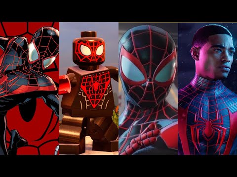 Видео: Эволюция  Майлза Моралеса  в видеоиграх/Evolution of Miles Morales in Games