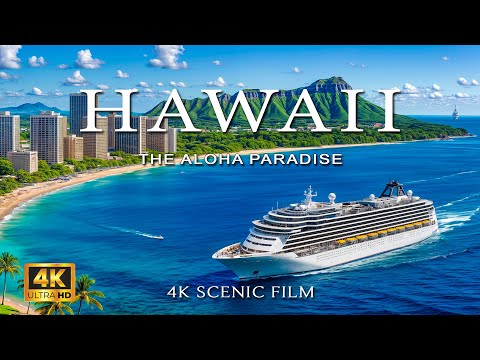 Видео: [4K] Hawaii Paradise 2025 🌺 Вид с воздуха на живописные острова с тропическим дип-хаусом | Azure Es