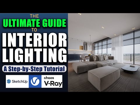 Видео: Урок по реалистичному освещению интерьера | Vray для Sketchup | Лучшее видео для вас