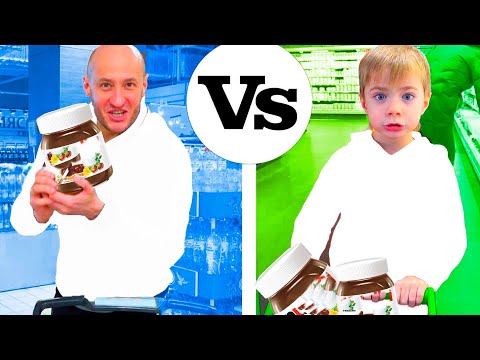 Видео: ПАПА vs ФЁДОР. БЕЛЫЕ ПОКУПКИ.