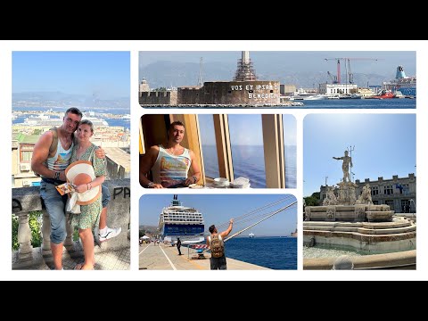 Видео: Мы на Острове Сицилиия Мессина 🇮🇹 Круиз на Лайнере Costa Fortuna 🛳️ День 3 🌊 Влог 24.07.2023