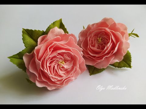 Видео: РОЗОЧКИ🌹из 🌹ФОАМИРАНА 🌹