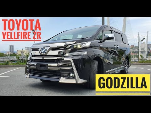 Видео: Toyota Vellfire ZR Hybrid AYH30. он же GODZILLA