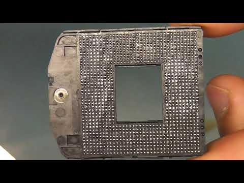 Видео: Как перепаять сокет на ноутбуке.