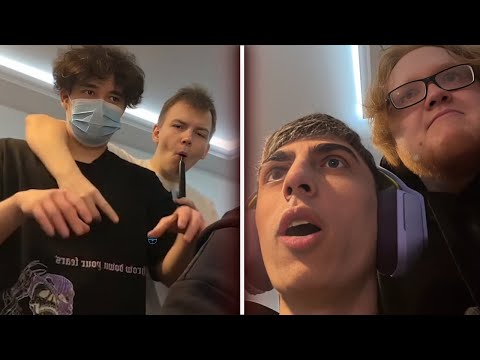 Видео: ХЕЛИН, СТРОГО И ДЕСАУТ ВОРВАЛИСЬ К РОСТИКУ С КОЛОНКОЙ