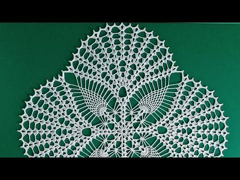 Видео: Ажурная салфетка крючком. Первая часть.  / Шедевр крючком. 