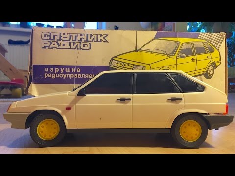 Видео: СПУТНИК РАДИО и ГНОМ-3 (1989), радиоуправляемая игрушка