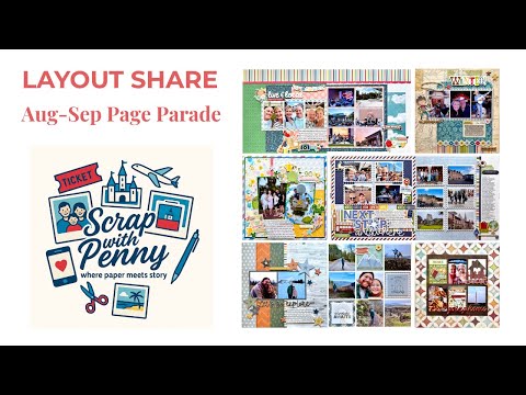 Видео: Макет Поделиться 14 | Процесс → Страницы | Август-Сентябрь 2025 г. | Макеты 24-40