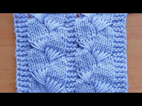 Видео: Красивый👍 тёплый узор спицами для джемпера, свитера, туники, кардигана, жилета.