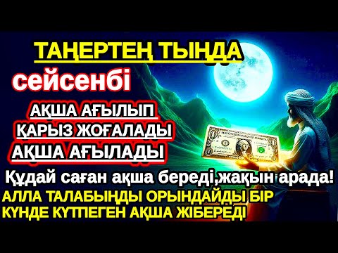 Видео: Тыңда Өте күшті дұға сейсенбі, Алла бір күнде ойламаған ақша байлық жібереді, ризығың көбейеді