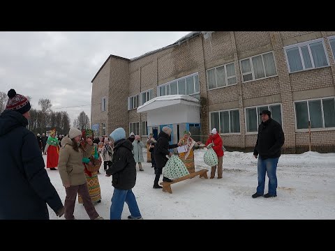 Видео: Шашлык,блины, весёлые танцы:Яркие проводы зимы.
