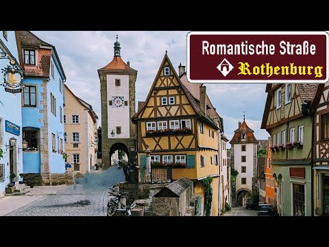 Видео: Романтическая дорога Германии: Сказочный Ротенбург