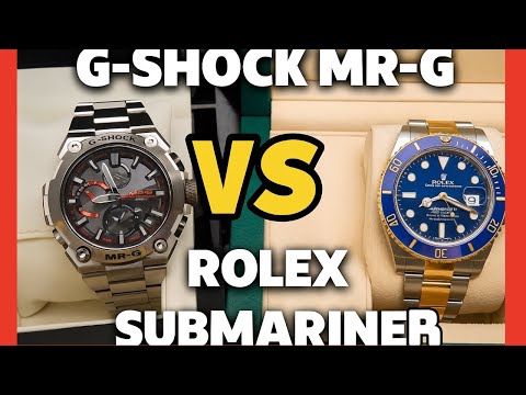 Видео: G-SHOCK MR-G против ROLEX Submariner: две иконы — прочнее, умнее, дешевле: удалось ли G-SHOCK пер...