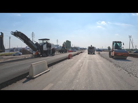 Видео: Строительство новой четырёхполосной трассы Кинель-Богатое