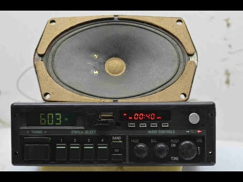 Видео: Как переделать кассетную магнитолу под aux, microsd, bluetooth и usb