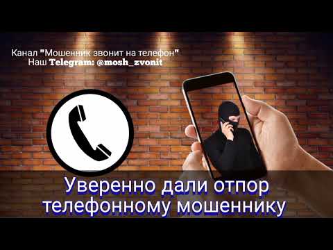 Видео: Уверенно дали отпор телефонному мошеннику