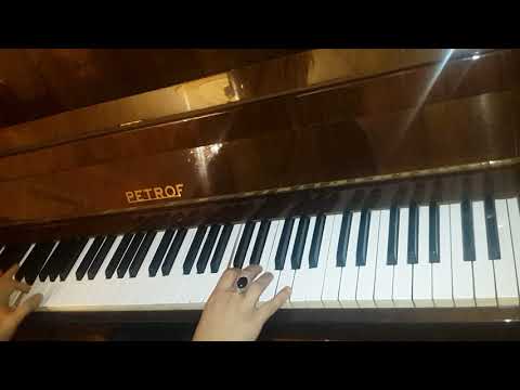 Видео: Sen gelmez oldun (piano) Красивая мелодия