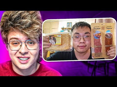 Видео: РЕАКЦИЯ ШАРФА - КАЙФУЮЩИЙ БУРЯТ | Обзор нарезки колбасы "милано" и "чоризо"