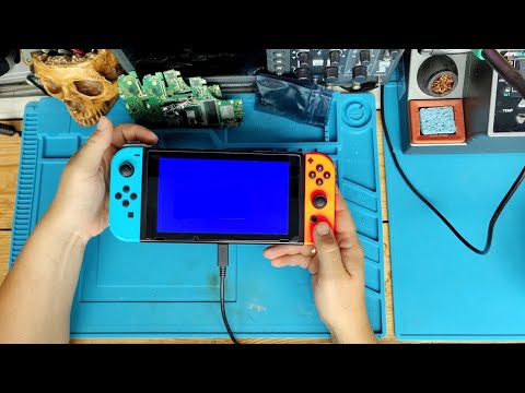 Видео: Ремонт Nintendo Swich Синий экран Чиповка