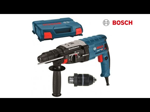 Видео: Перфоратор Bosch GBH 2-28 F + набор буров и зубил Bosch 2 607 017 515.