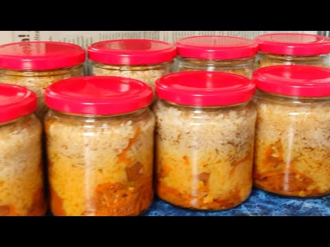 Видео: Знакомая узбечка научила меня так вкусно готовить! Зимой вкуснее, чем летом! УЗБЕКСКИЙ ПЛОВ в банке