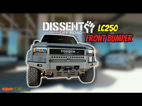 Видео: Передний бампер Dissent Off Road для LC250