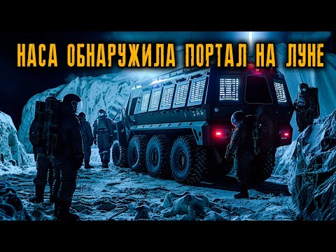 Видео: NASA обнаружила на Луне портал,за которым находился 900-летний космический корабль из будущего Земли