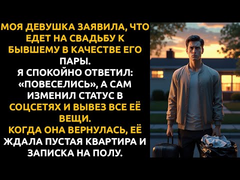 Видео: Она уехала на СВАДЬБУ БЫВШЕГО, а я ВЫСЕЛИЛ её и пошел на свидание с её ПОДРУГОЙ.