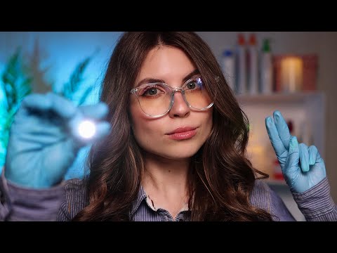Видео: ASMR: очень подробный осмотр глаз | Медицинская ролевая игра