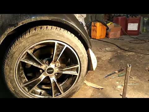 Видео: Новые тапочки на Smart fortwo через спейсеры (проставки)